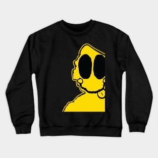 New Jersey Happy Face with tongue sticking out Crewneck Sweatshirt